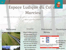 Tablet Screenshot of col-marcieu.com